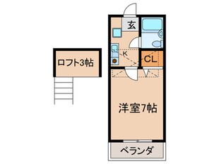 タウンプレ－スＫの物件間取画像